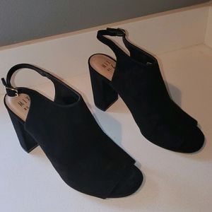 Mix no. 6 black suede heels